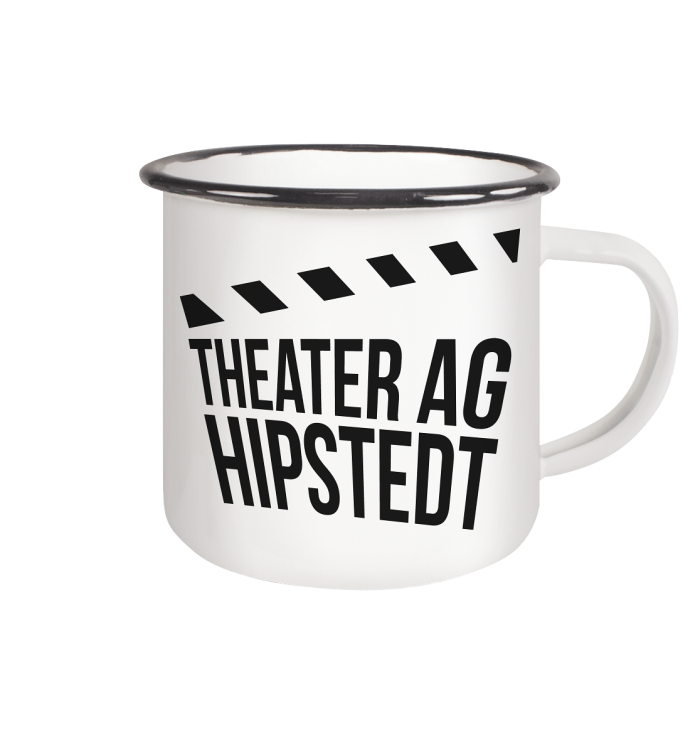 TAGH LOGO – Emaille Tasse (Black)