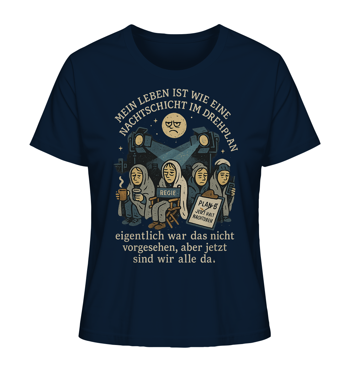 Nachtschicht - Ladies Organic Shirt – Bild 3