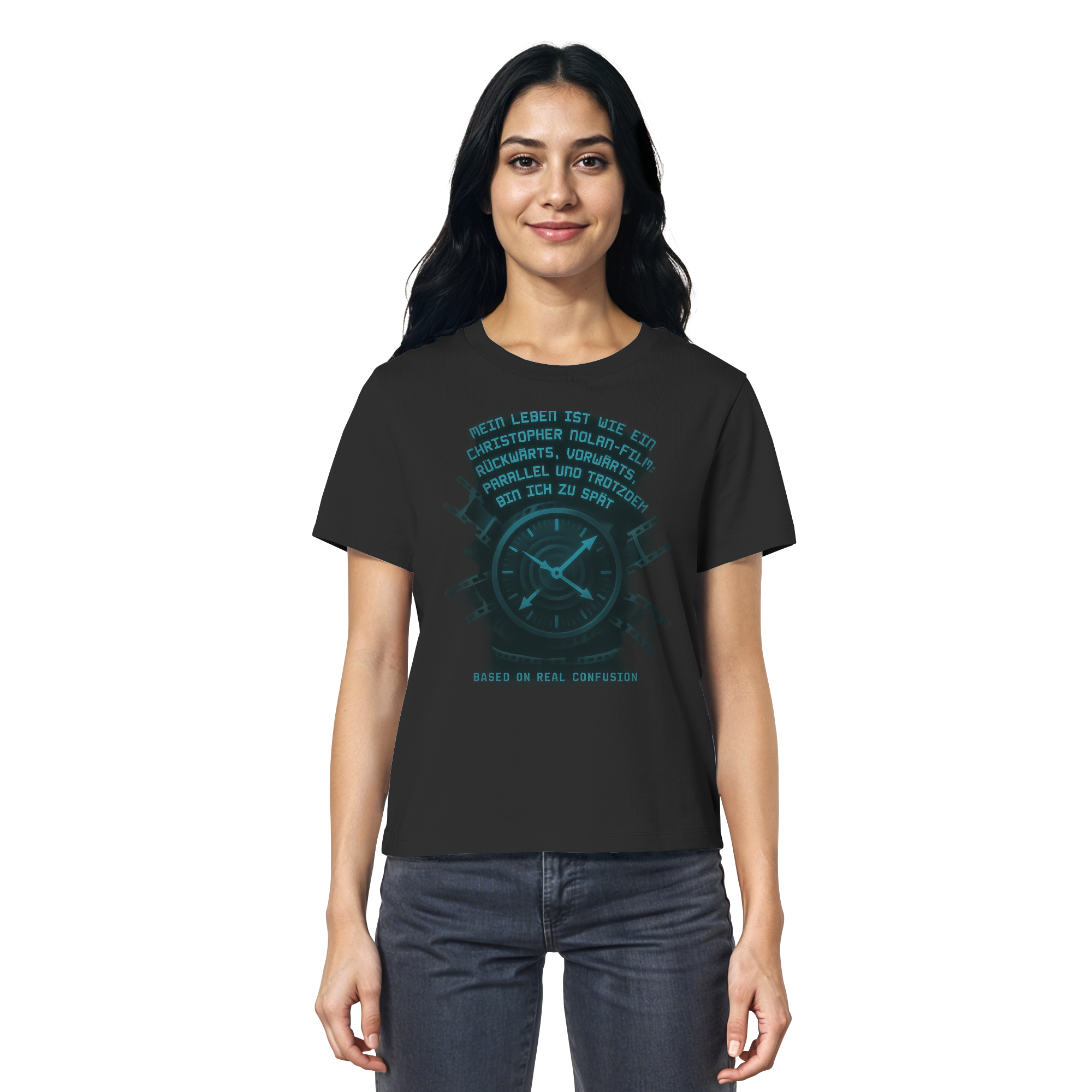 Mein Leben ist wie ein Christopher Nolan Film... - Ladies Organic Shirt – Bild 2