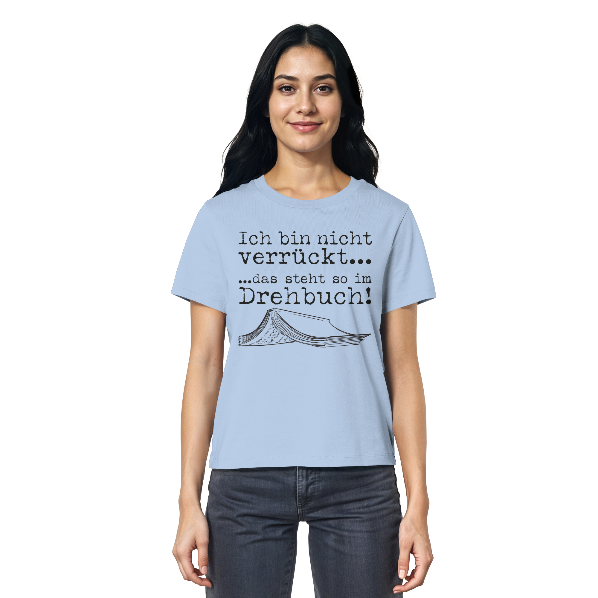 Ich bin nicht verrückt... - Ladies Organic Shirt – Bild 2