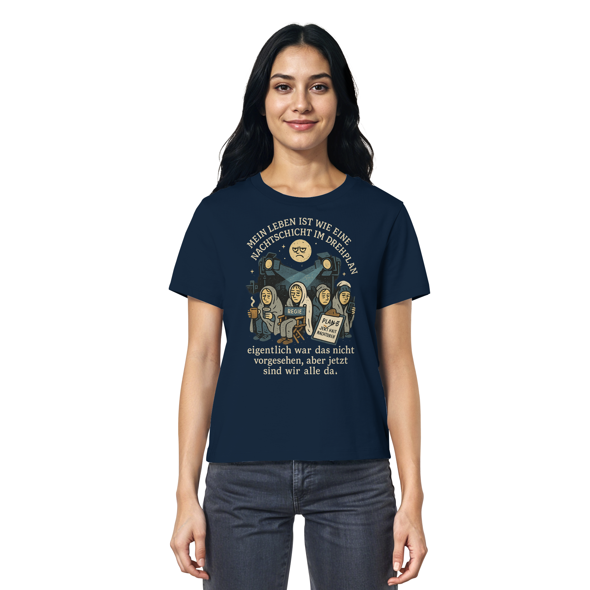Nachtschicht - Ladies Organic Shirt – Bild 4
