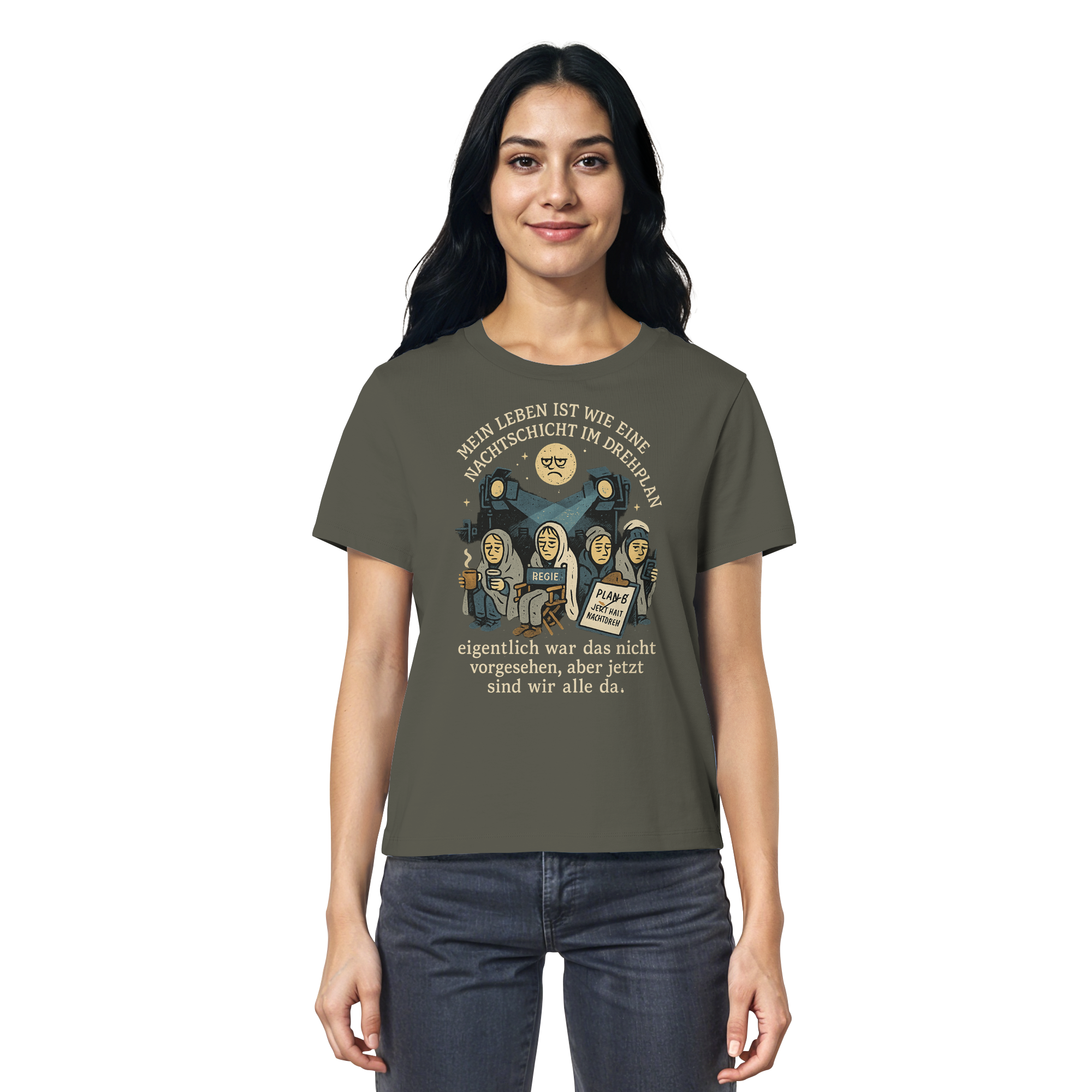 Nachtschicht - Ladies Organic Shirt – Bild 6