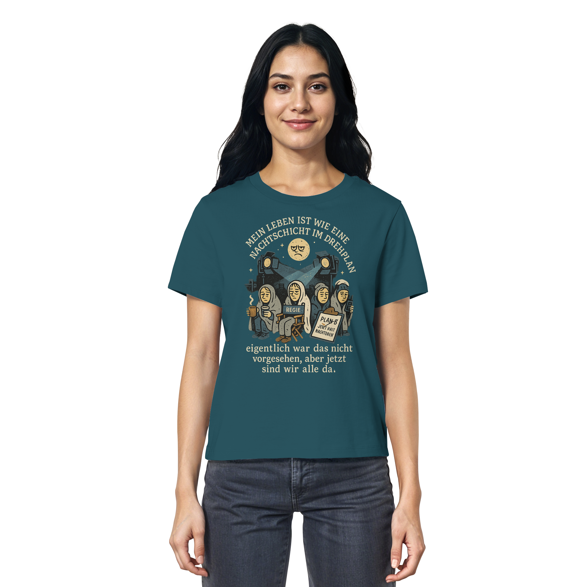 Nachtschicht - Ladies Organic Shirt – Bild 8