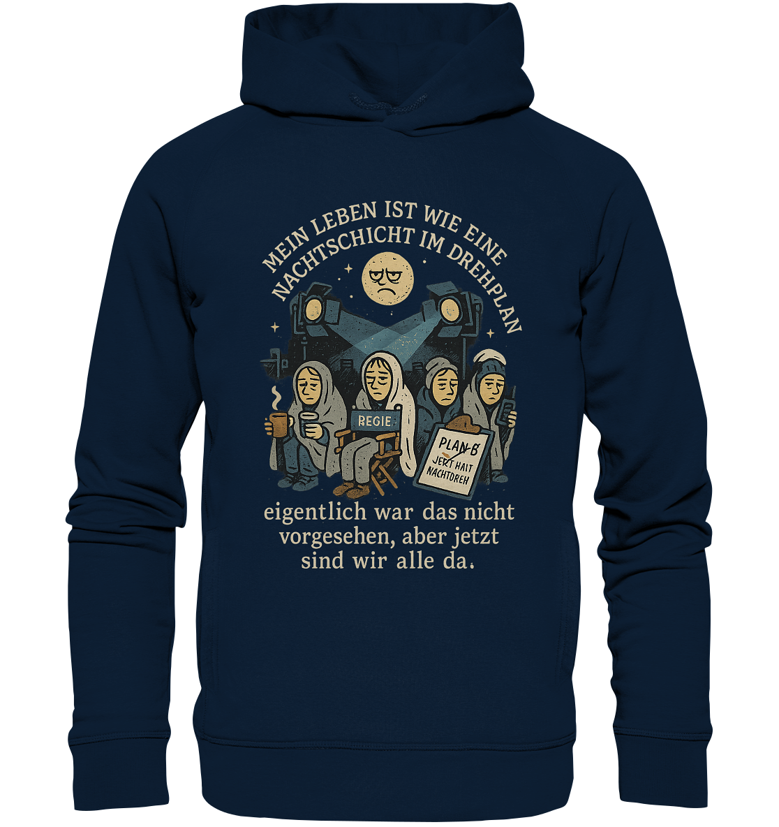 Nachtschicht - Organic Fashion Hoodie – Bild 2