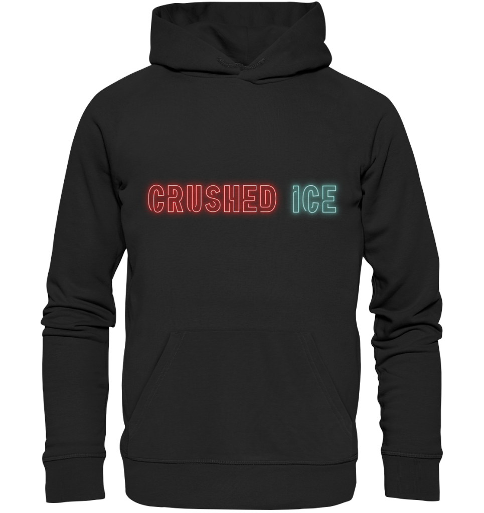 Crushed Ice Logo - Organic Hoodie