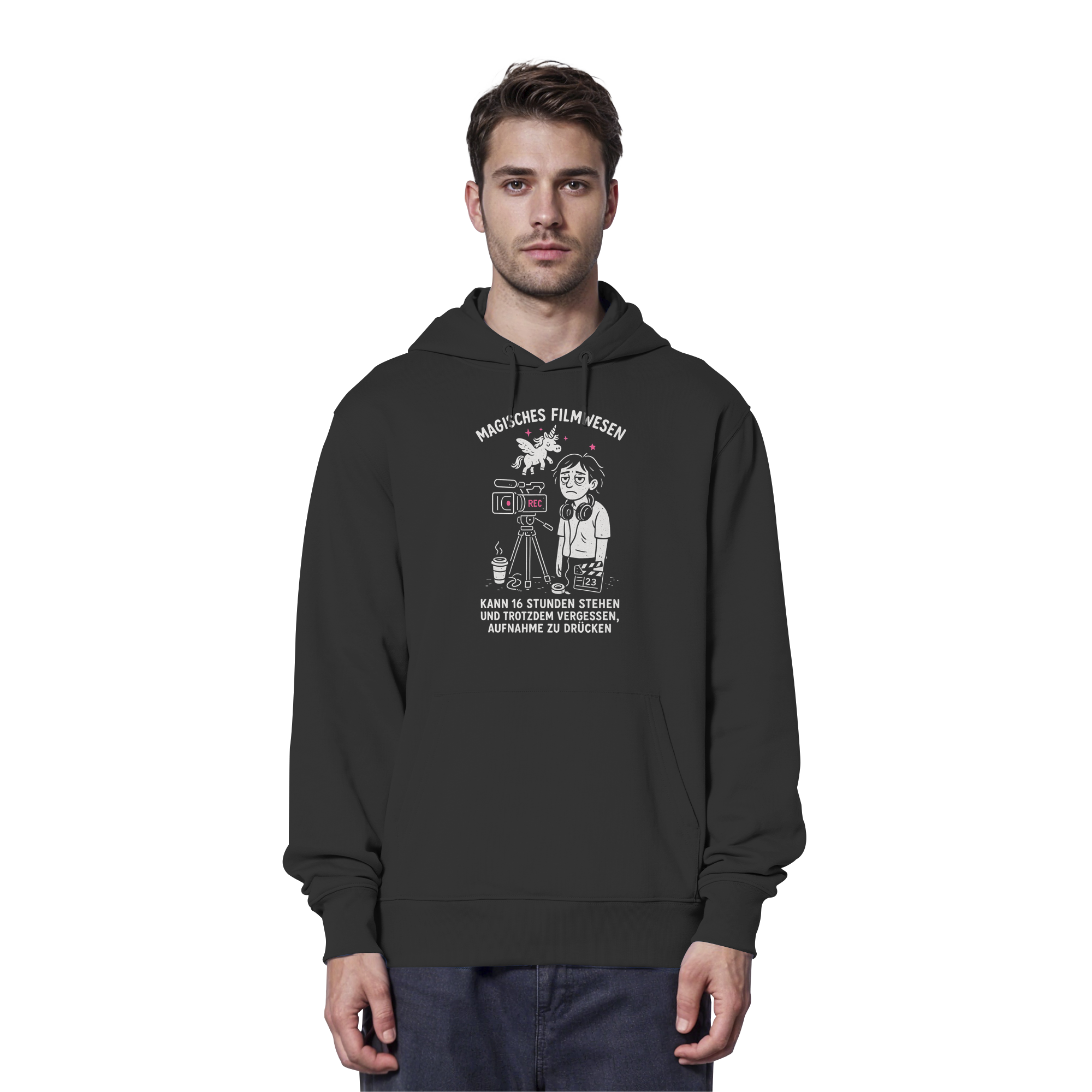 Magisches Filmwesen - Organic Hoodie – Bild 3