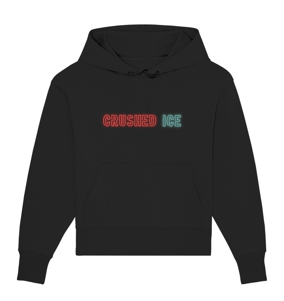 Crushed Ice Logo - Organic Oversize Hoodie