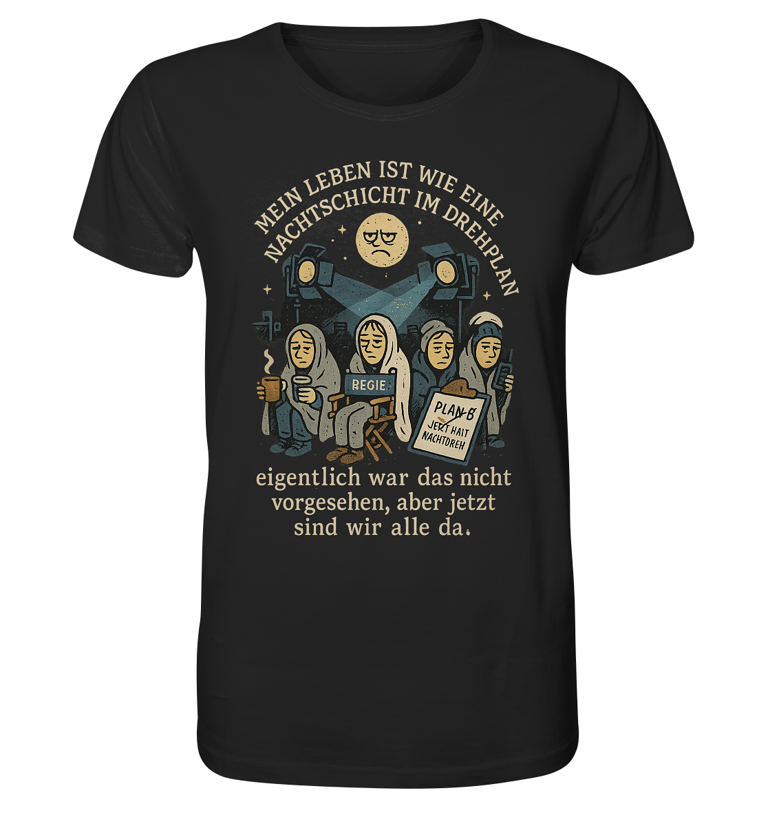 Nachtschicht - Organic Shirt – Bild 3