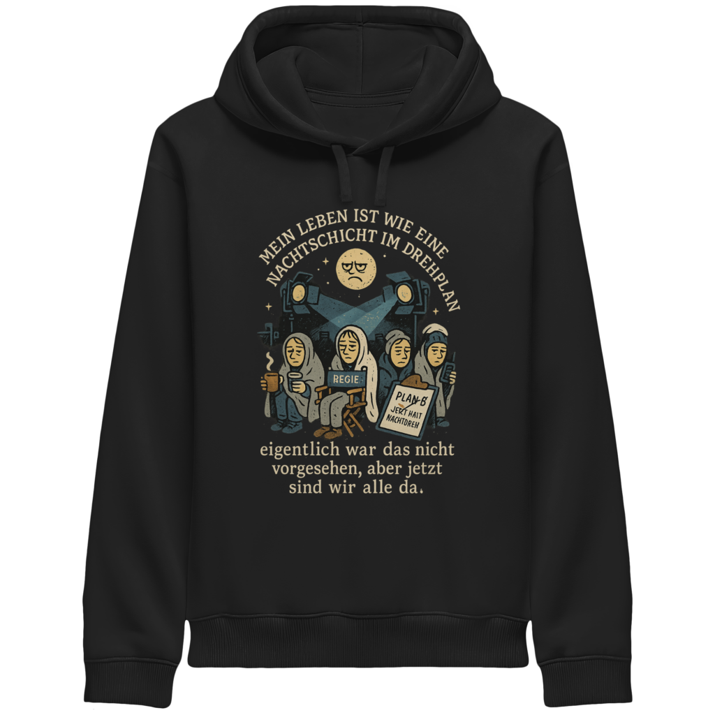 Nachtschicht - Organic Side Pocket Hoodie
