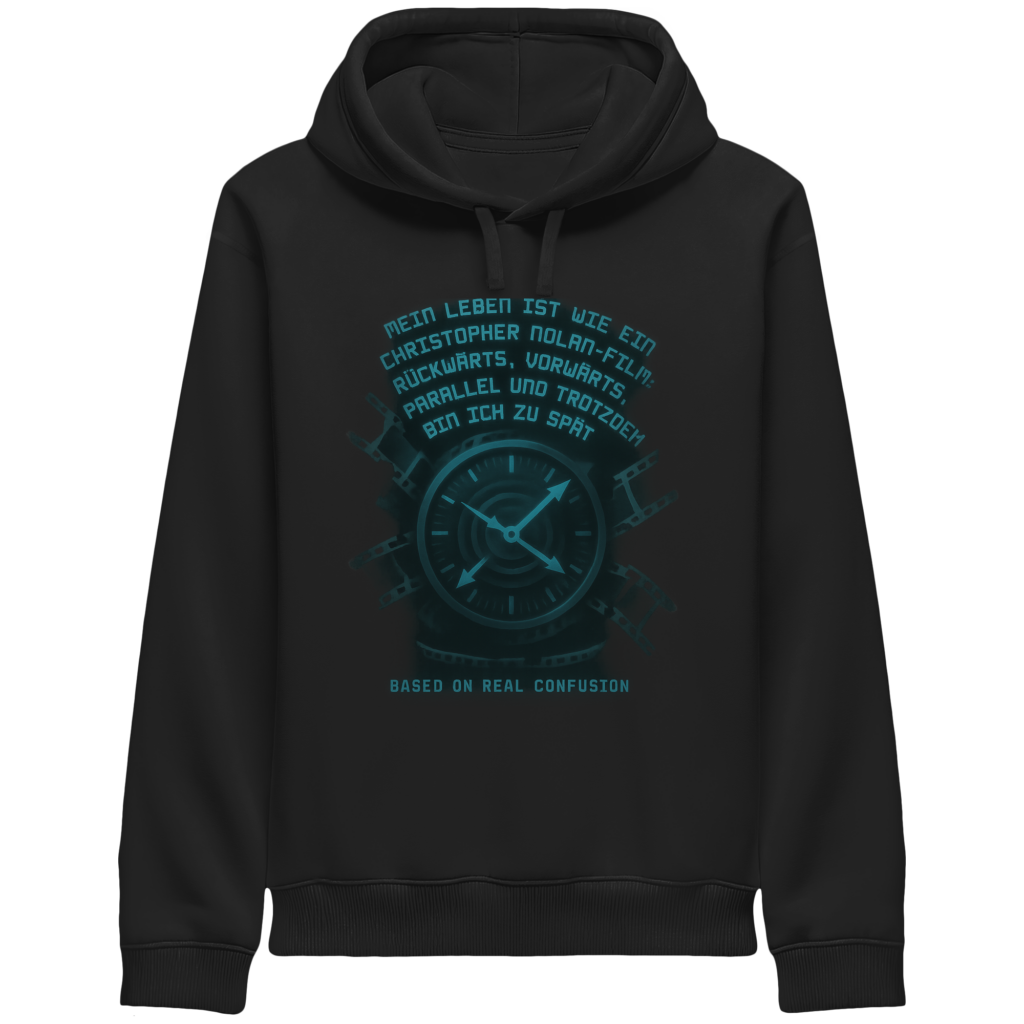 Mein Leben ist wie ein Christopher Nolan Film... - Organic Side Pocket Hoodie