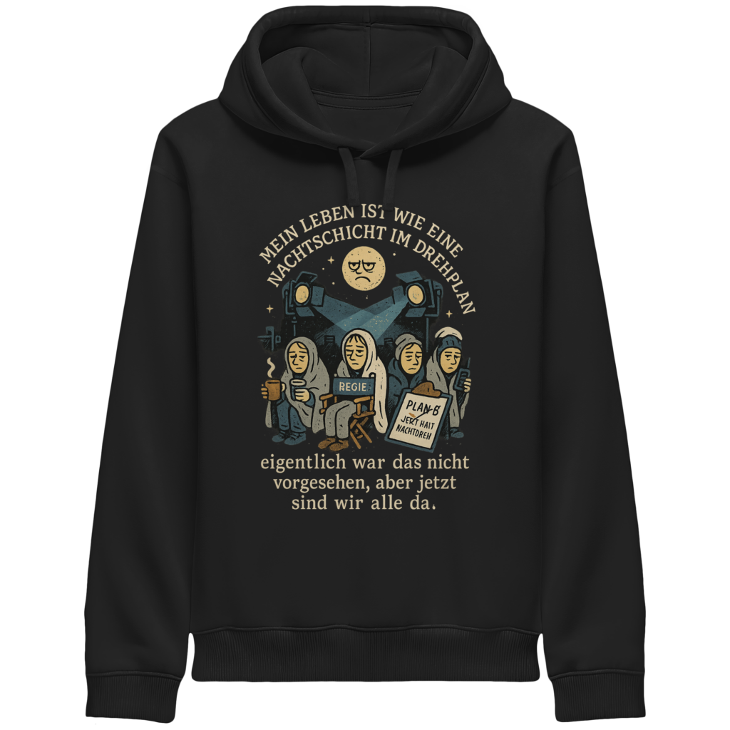 Nachtschicht - Organic Side Pocket Hoodie