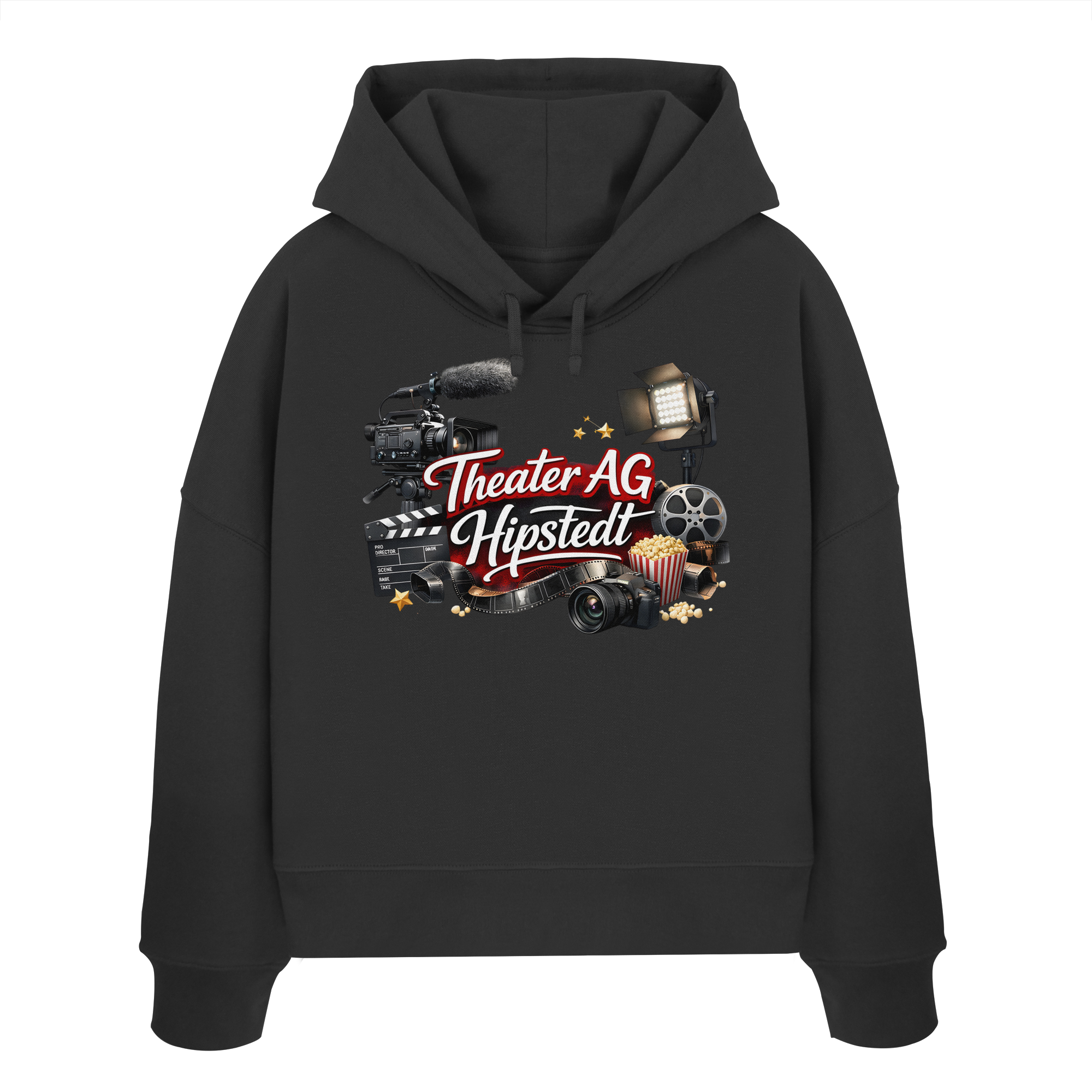 TAGH_LOGO-ART - Womens Organic Boxcut Hoodie – Bild 2