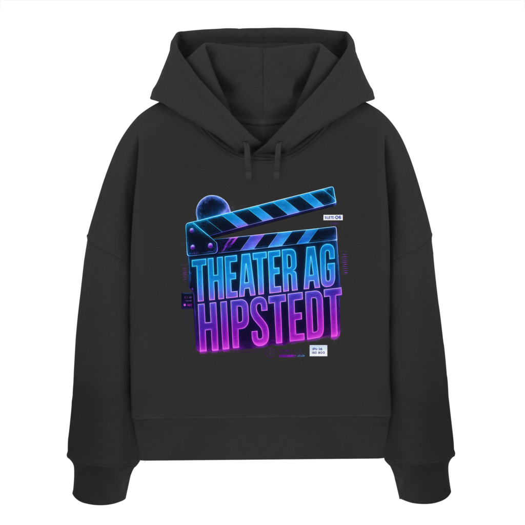 TAGH Sci-fi - Womens Organic Boxcut Hoodie
