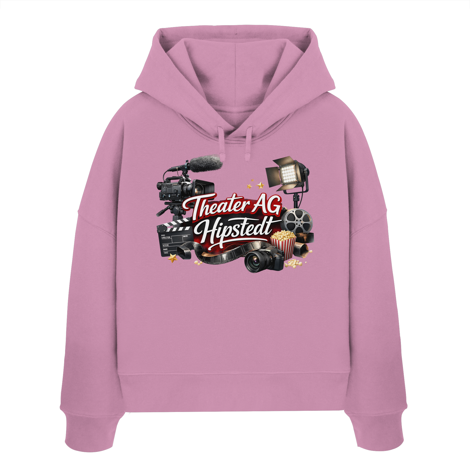 TAGH_LOGO-ART - Womens Organic Boxcut Hoodie – Bild 3