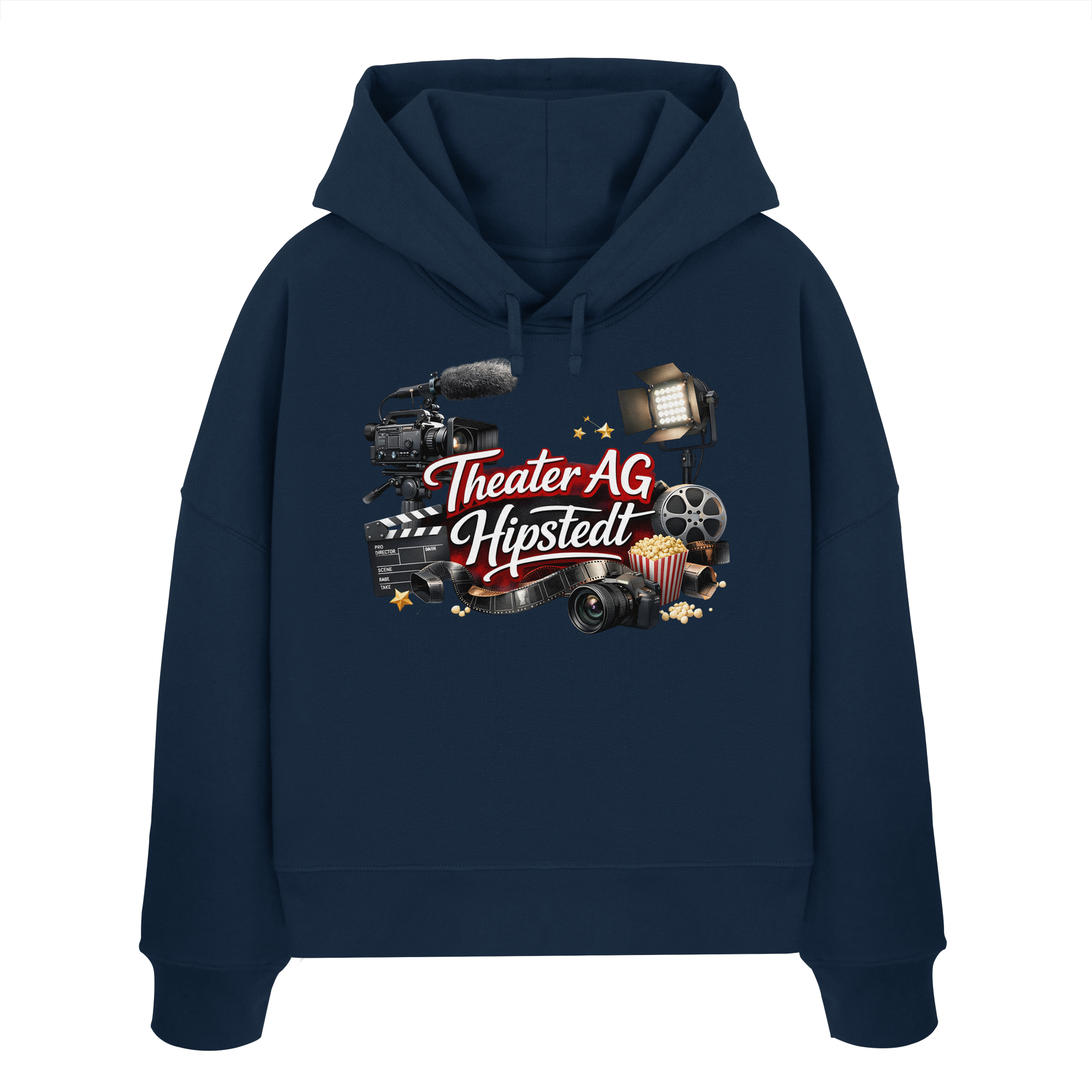 TAGH_LOGO-ART - Womens Organic Boxcut Hoodie – Bild 4