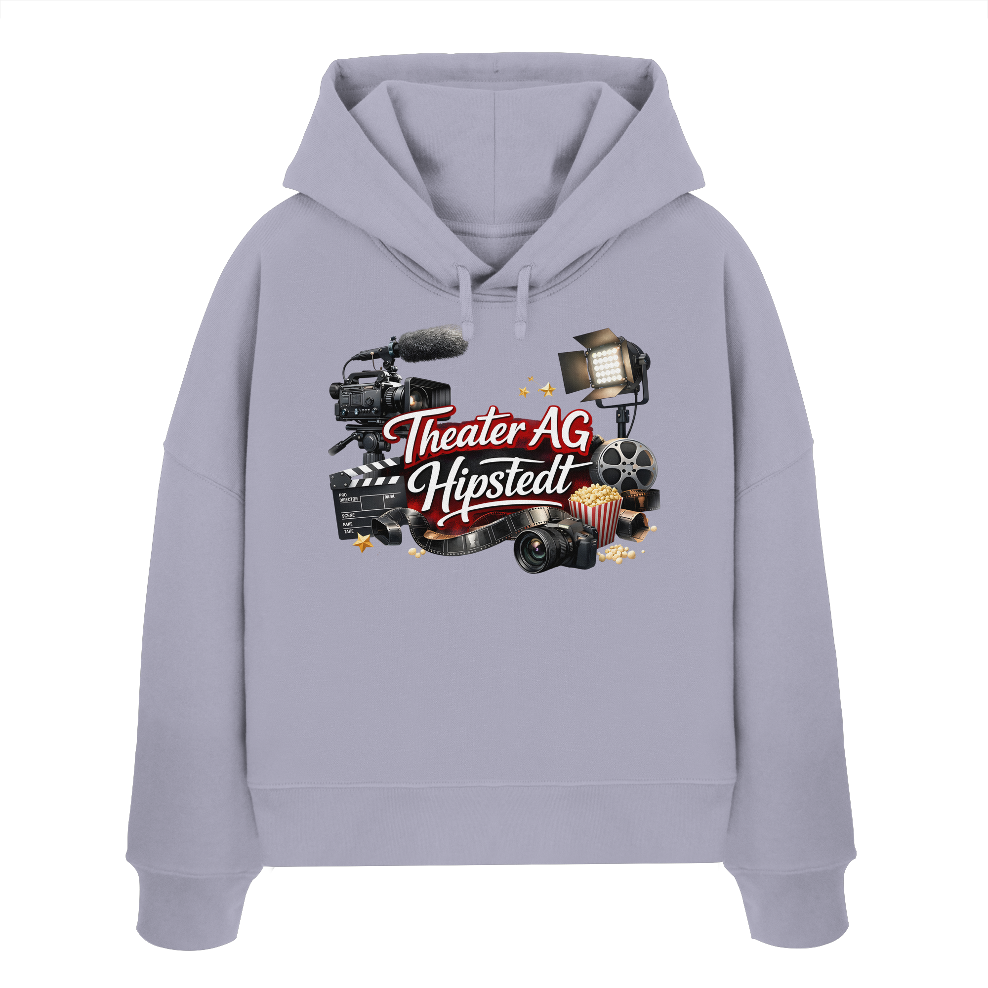 TAGH_LOGO-ART - Womens Organic Boxcut Hoodie – Bild 6